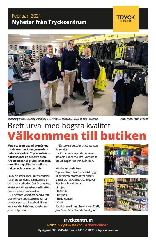 Nyhetsbrev Februari 2021
